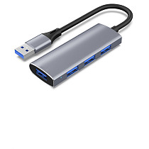 5Gbps 4Port USB 3.0 Hub USB Hub High Speed Type C Splitter For PC Computer Laptop Accessories Multiport HUB 4 USB 3.0 2.0 Ports