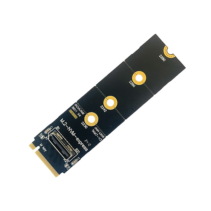 For M.2 NVME to Oculink Female Dock SFF-8612 Adapter PCI-E X4 Adapter Card Support DOCK-OC4 for 2.5inch NVME U.2(SFF 8639)SSD