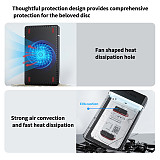 (Acasis) 3.5-inch/2.5-inch Portable Hard Drive Case Intelligent Protection USB 3.0 With Power Supply Laptop SATA Hard Drive Case