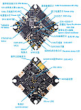 JHEMCU F411ELVTX 1S-2S ELRS 12A ESC 400MW VTX For RC FPV Quadcopter Accessories Replacement Part Racing Drone