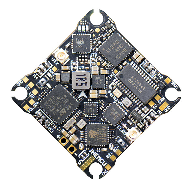 JHEMCU F411ELVTX 1S-2S ELRS 12A ESC 400MW VTX For RC FPV Quadcopter Accessories Replacement Part Racing Drone