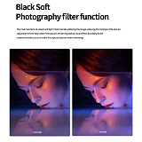 FOTGA Black Soft Filters Cinema Grade 4x5.65  Black Soft Mist Diffusion Filters 1/8 1/4 1/2 4mm Thick Square Optical Glass Lens Filter