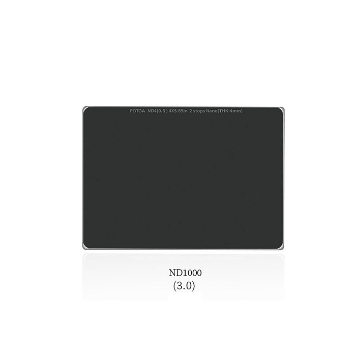 FOTGA Optical Glass 4x4 / 4x5.65  Camera Filter Square ND Neutral Density Filter Medium Grey Density Lens Full ND 2 4 8 64 1000 Filter