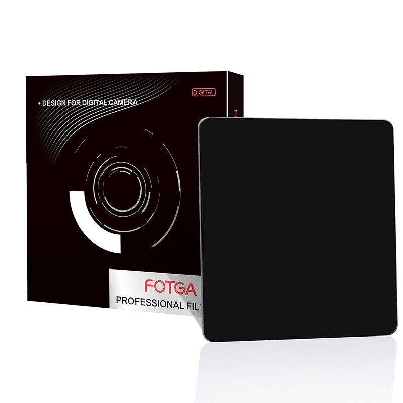 FOTGA Optical Glass 4x4 / 4x5.65  Camera Filter Square ND Neutral Density Filter Medium Grey Density Lens Full ND 2 4 8 64 1000 Filter