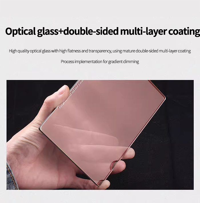 FOTGA Optical Glass 4x4 / 4x5.65  Camera Filter Square ND Neutral Density Filter Medium Grey Density Lens Full ND 2 4 8 64 1000 Filter