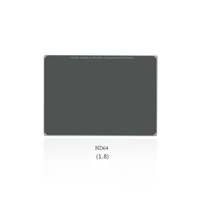 FOTGA Optical Glass 4x4 / 4x5.65  Camera Filter Square ND Neutral Density Filter Medium Grey Density Lens Full ND 2 4 8 64 1000 Filter