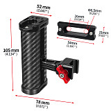Universal Lightweight NATO Side Handle And Quick Slide Set Suitable For Canon Sony DSLR Mirrorless And Other Rabbit Cage Protective Frame Accessories