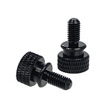 1/2pcs M5 Hand-Tighten Knurled Screw for DIY Computer Case Aluminum Thumb Screws Cameras Accessories