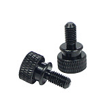 1/2pcs M5 Hand-Tighten Knurled Screw for DIY Computer Case Aluminum Thumb Screws Cameras Accessories