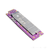 JEYI  M.2 NVME to EDSFF E1.S Adapter Card PCIE4.0/3.0X4 SSD Expansion Card (M.2 NVME to E1.S For 1U Server Chassis)