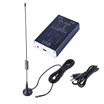 Radio Receiver 100KHz-1.7GHz Full-Band Software Radio USB RTL2832U+R820T U/V Antenna HF FM AM RTL-SDR RX IPEX Antenna Mini USB