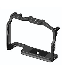 Full Camera Cage Aluminum Alloy Video Cage for Nikon Z8 with Cold Shoe Mount 1/4 & 3/8 Thread Built-in ARCA Quick Release Plate