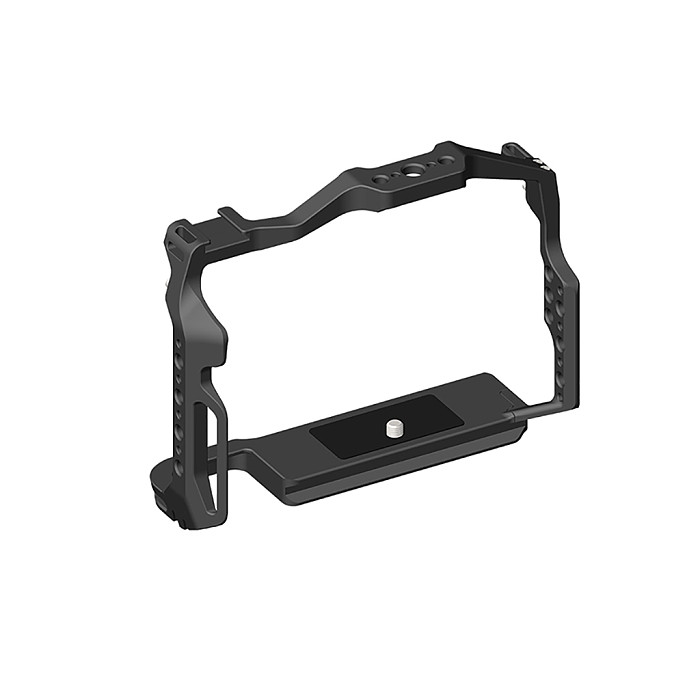 Full Camera Cage Aluminum Alloy Video Cage for Nikon Z8 with Cold Shoe Mount 1/4 & 3/8 Thread Built-in ARCA Quick Release Plate