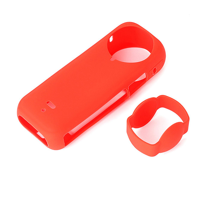 For Insta360 X4 Protective Case 1/4 Expansion Bracket Optical Glass Protective Lens Silicone Lens Case Action Camera Accessories