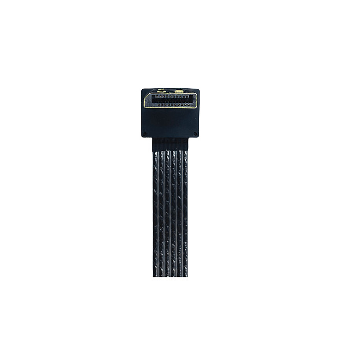 DP1.4 DP2.0 Video Cable Connection Cable for Computer Monitor Copper Silver-plated  90° Angled 8K HD Cable 8K 60Hz / 4K 240hz