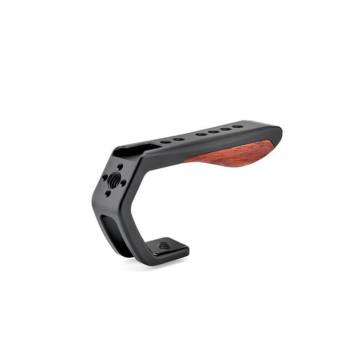 Universal Smartphone Cage Rig with Hand Grip Cold Shoe Mount Vlog Film Video Cage Handheld Stabilizer for LED Light Tripod Mount