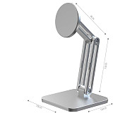 Strong Magnetic Smartphone Stand Holder Aluminum For Magsafe for iPhone 12 13 14 15 iPad Phone Desktop Magnet Support Bracket