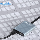 AR Glasses USB HUB Live 2-in-1 Mobile Tablet PD 100W Charging Data Transfer Type-C Connector HC443 For FFALCON Air Rokid/XrealAir