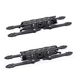 Carbon Fiber LX-7 7 Inch  Frame kit Folded Rack 314mm Wheelbase 5mm Arm thickness For  Drone Quadcopter FPV