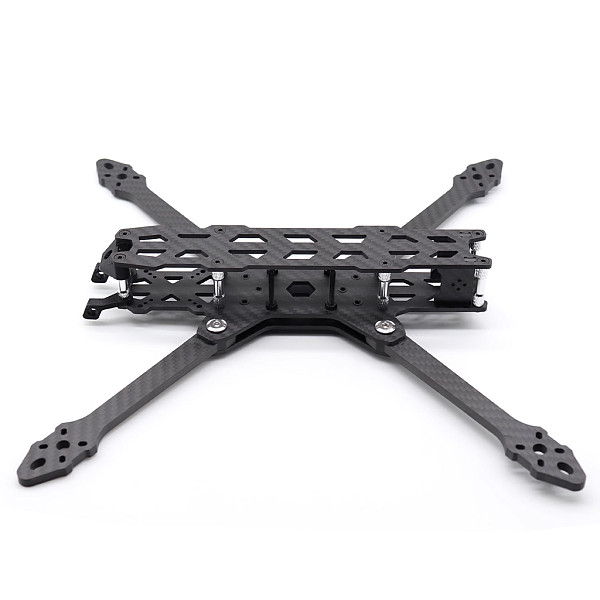 Carbon Fiber LX-7 7 Inch  Frame kit Folded Rack 314mm Wheelbase 5mm Arm thickness For  Drone Quadcopter FPV