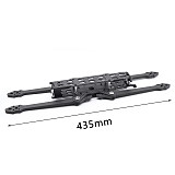 5.8g 1.6W LX10 V2 10inch Fold Carbon Fiber Frame Wheelbase 405mm Thickness Arm 7.0mm For 3115 motor FPV Quadcopter