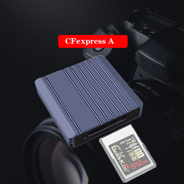 2in1 CFexpress A+B Card Reader 10Gbps USB3.2 Gen2 Type-C USB CF Memory Card Adapter for Z6/Z7 1DX3 Camera Photograph Vlog Travel
