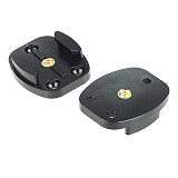 1/4”Screw Hole Aluminum Quick Release Tripod Mount Buckle Base Sports Camera Interface Adapter for Gopro Hero 13 9 8 7 6 5 4