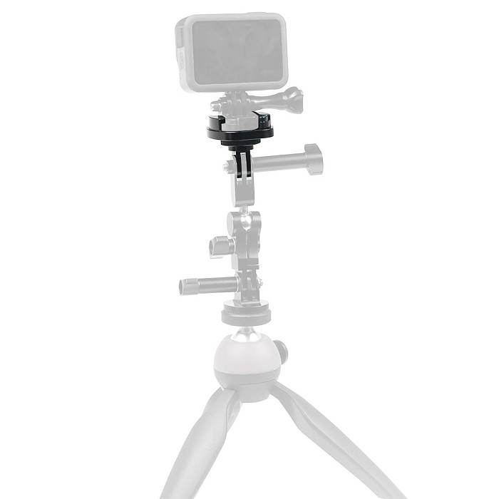1/4”Screw Hole Aluminum Quick Release Tripod Mount Buckle Base Sports Camera Interface Adapter for DJI OSMO 360 Gopro Hero 13 9 8 7 6 5 4