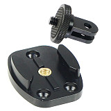 1/4”Screw Hole Aluminum Quick Release Tripod Mount Buckle Base Sports Camera Interface Adapter for Gopro Hero 13 9 8 7 6 5 4