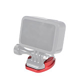 1/4”Screw Hole Aluminum Quick Release Tripod Mount Buckle Base Sports Camera Interface Adapter for Gopro Hero 13 9 8 7 6 5 4