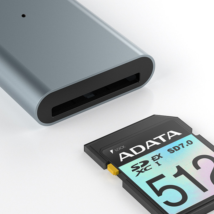 Camera Memory Card Reader Type-C To SD Card Reader SD7.0 Type-C 10Gbps Support OTG SD Card Reader Adapter for Mobile Phone PC