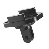 1/4”Screw Hole Aluminum Quick Release Tripod Mount Buckle Base Sports Camera Interface Adapter for Gopro Hero 13 9 8 7 6 5 4