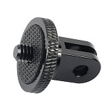 1/4”Screw Hole Aluminum Quick Release Tripod Mount Buckle Base Sports Camera Interface Adapter for Gopro Hero 13 9 8 7 6 5 4