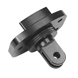 1/4”Screw Hole Aluminum Quick Release Tripod Mount Buckle Base Sports Camera Interface Adapter for Gopro Hero 13 9 8 7 6 5 4