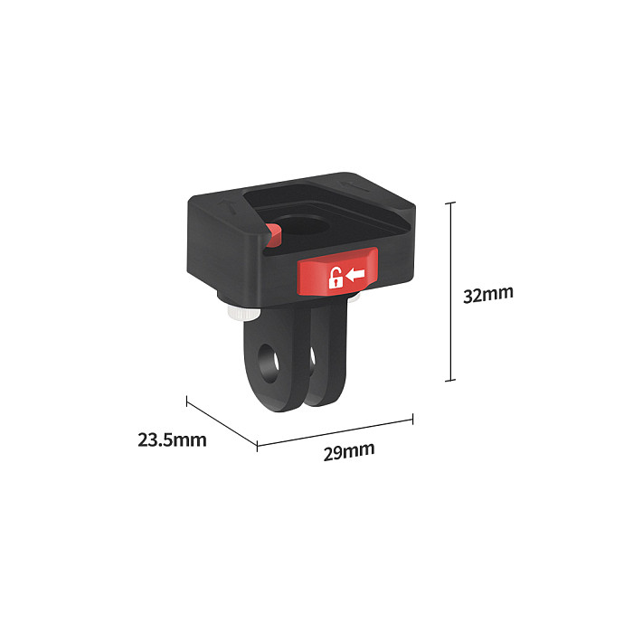 1/4 Screw Tripod Adapter Mount Holder for GoPro 12 11 10 Insta360 One Action Cameras