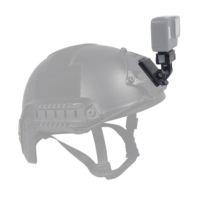 For DJI Action 5pro Magnetic Cycling Bicycle Bike Helmet Fixed Mount Stand Holder Bracket with 1/4 ARRI positioning screw Base for DJI