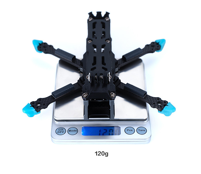 Axisflying Flyer FPV Racing Drone VTX C206 2750KV Manta 3.6-inch Squashed Wide X-Flower Design Aircraft Frame
