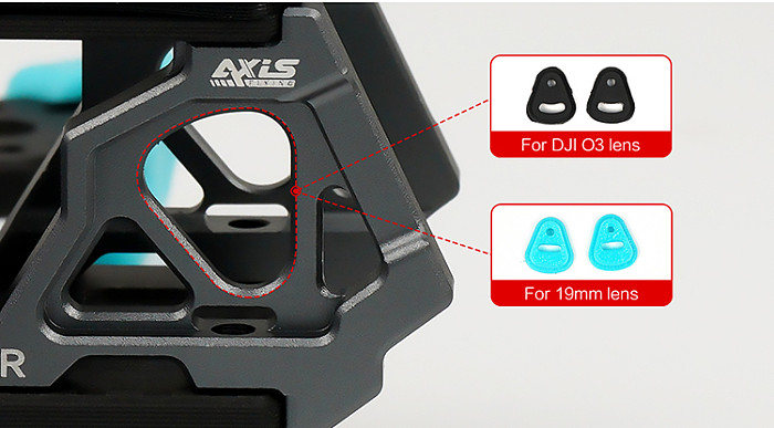 Axisflying Flyer FPV Racing Drone VTX C206 2750KV Manta 3.6-inch Squashed Wide X-Flower Design Aircraft Frame