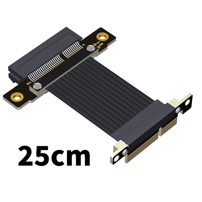 high-speed PCI-E 4.0 x1, x4 Extension Cable PCIe 4.0 Gen4 16G/bps,64G/bps Adapter Cable Gold-plated Cable for USB Network Card