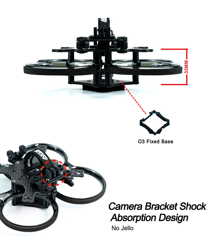 Axisflying Cineon C20 V2 / 2 Inch C25V2 / 2.5 Inch Indoor Cinewhoop / Cinematic Shooting Frame Kit