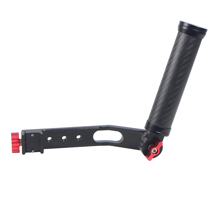 Carbon Fiber Gimbals Side Handle Sling Grip Chute Clamp Gear Lock Mount for DJI Ronin RS4 RS3 RS2 Pro Mini Stabilizer L Bracket