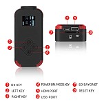 HAWKEYE FIREFLY Q6 V3 Camera 4k@24fps 14.7/28.5/90/150 Degree Focal Length Lens For FPV Racing Drone RC Airplane