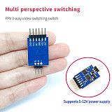 3 Channel Video Switcher Module 3 Way Video Switch Unit 5-12V Remote Switching Video Module PWM Control Signal For RC FPV Camera