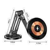Magnetic Car Wireless Charger Stand Magnet Car Mount Fast Charging Station Phone Holder Bracket For iPhone 15 14 13 12 Pro Max