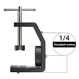 C-shaped Clip Multifunctional 0-60mm Desktop Super Clamp 1/4*3 Screws for Tripod Video Light Monitor Bracket Camera Accessories