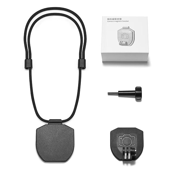 Magnetic Neck Strap Holder Mount Bracket Adapter With Lanyard For DJI Action 4 for Gopro Hero for Insta360 X4 Camera Accessories
