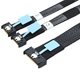 GEN5 Slimline MCIO 8i 5.0 SFF-8654 8I to 2x MCIO SFF-8654 4I Cable