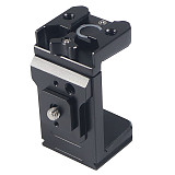 Quick Release Aluminium Mobile Power Phone Charger Clip Mobile Monitor HDD Case Bracket Photo Head 1/4 Ale Screw Hole Accessory Universal Photo Video
