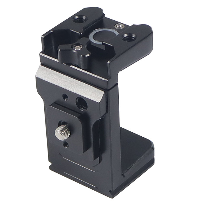 Quick Release Aluminium Mobile Power Phone Charger Clip Mobile Monitor HDD Case Bracket Photo Head 1/4 Ale Screw Hole Accessory Universal Photo Video