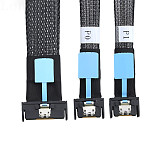 GEN5 Slimline MCIO 8i 5.0 SFF-8654 8I to 2x MCIO SFF-8654 4I Cable
